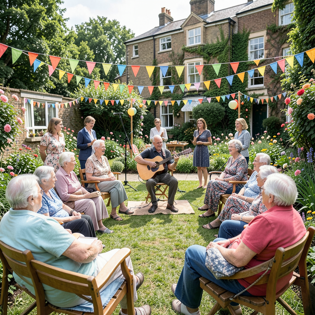 Brighton care home hosts Woodstock-themed festival for residents